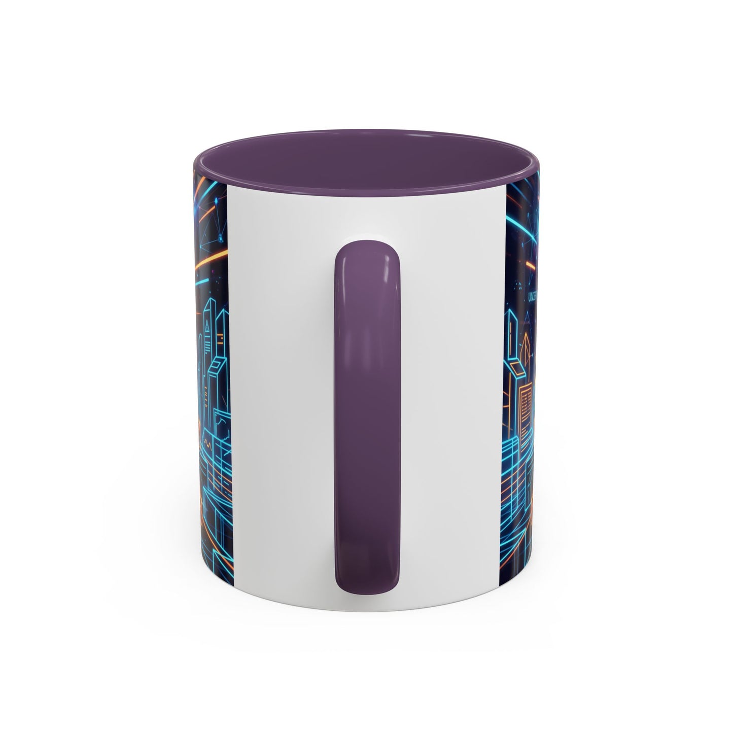Quantum Mechanics Team Accent Coffee Mug — Cute Scientist Cartoon Design (11/15oz)