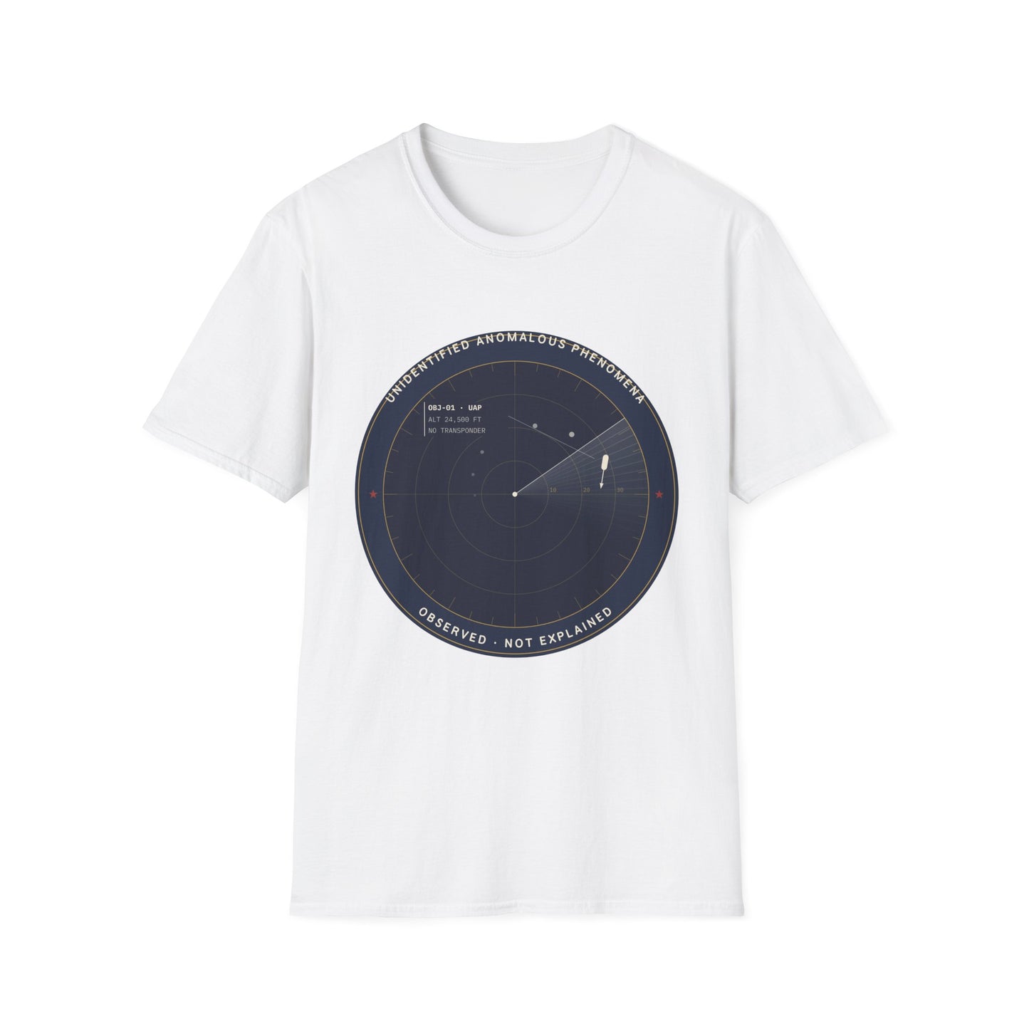 UAP Radar T-Shirt — Unidentified Anomalous Phenomena Graphic Tee