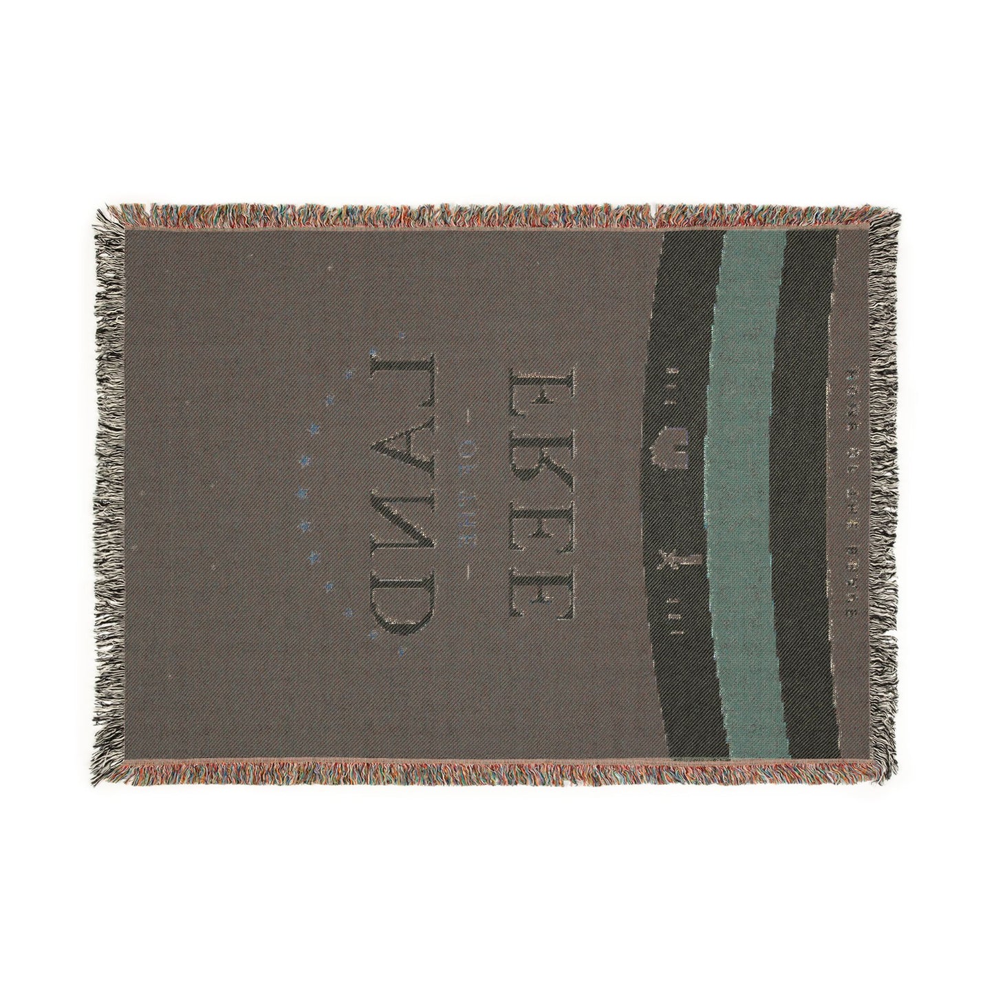 Land of the Free Woven Blanket