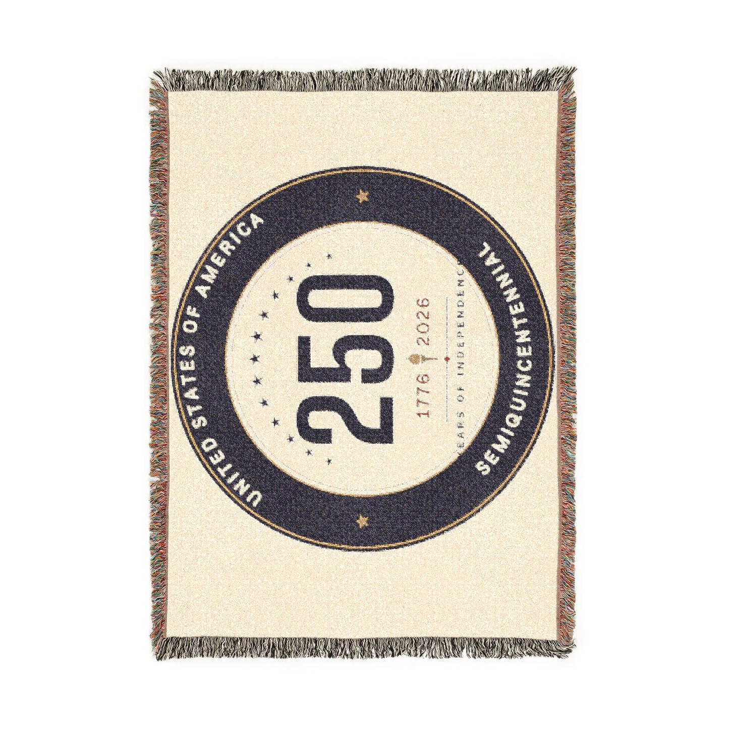 250th Anniversary Woven Throw Blanket — United States Semiquincentennial Commemorative