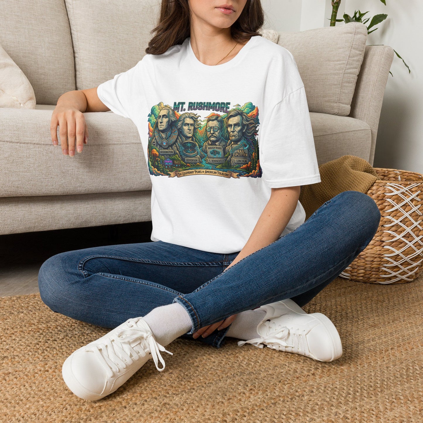 T-Shirt — Mt. Rushmore Classic Rock Portrait Tee