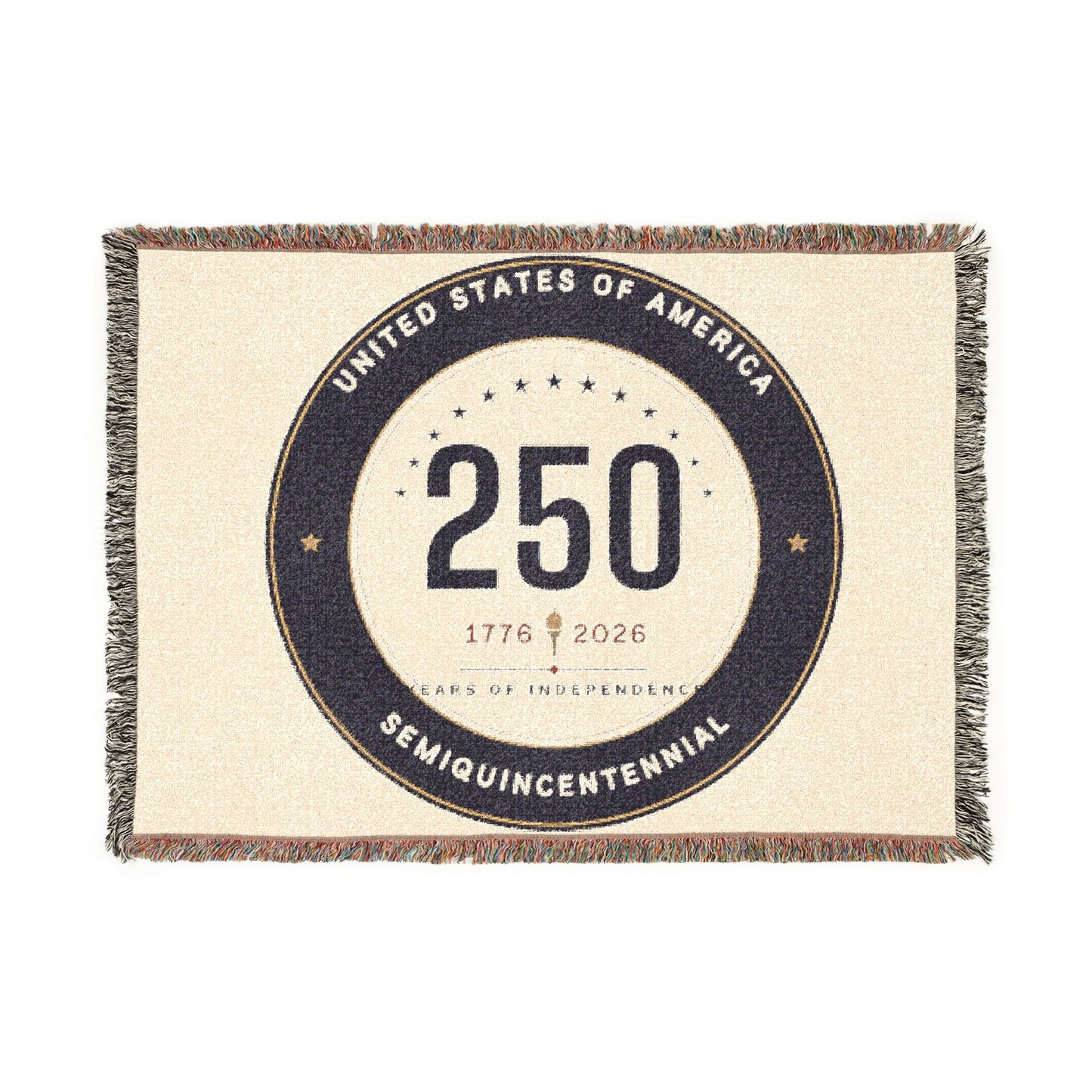 250th Anniversary Woven Throw Blanket — United States Semiquincentennial Commemorative