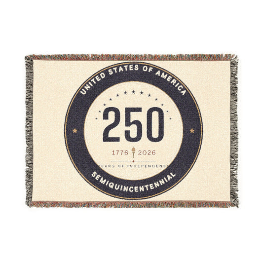 250th Anniversary Woven Throw Blanket — United States Semiquincentennial Commemorative