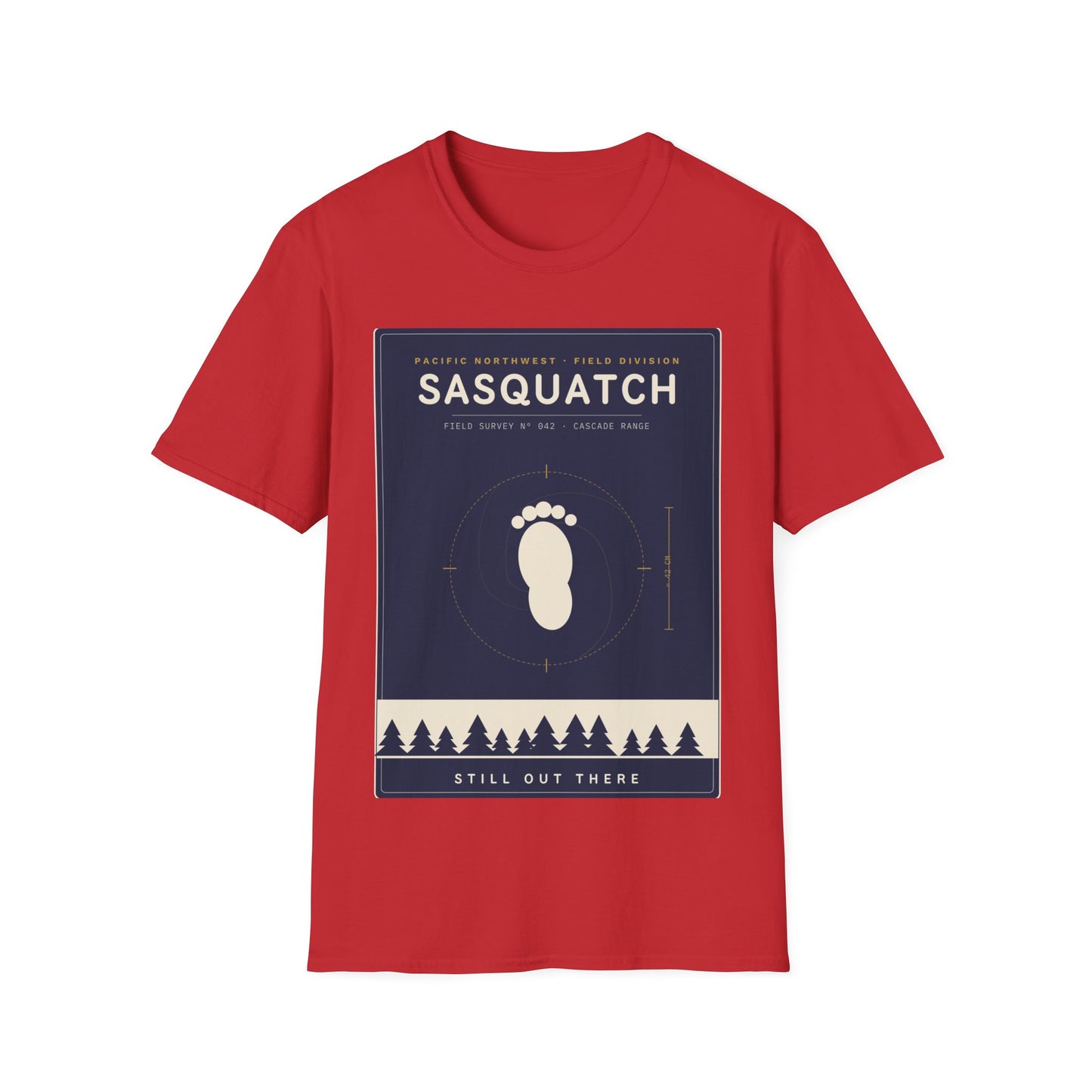 Sasquatch Graphic T-Shirt — Vintage Pacific Northwest Bigfoot Tee