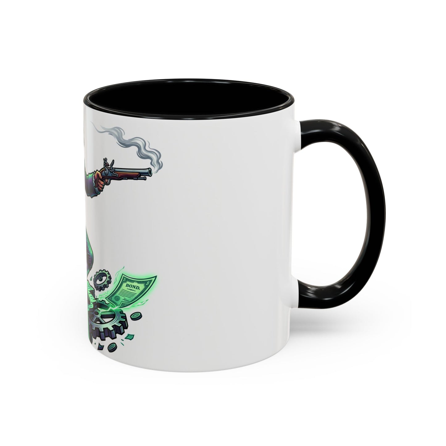 Hamilton 'Revolutionary Cash Cavalier' Accent Coffee Mug (11/15 oz)