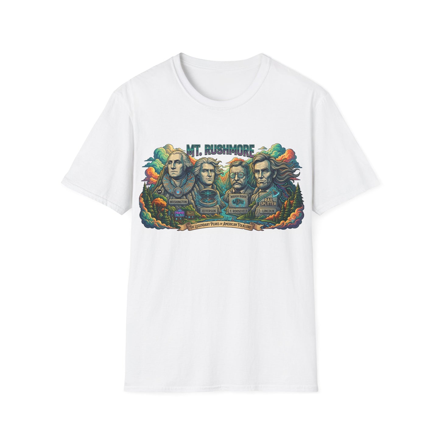 T-Shirt — Mt. Rushmore Classic Rock Portrait Tee