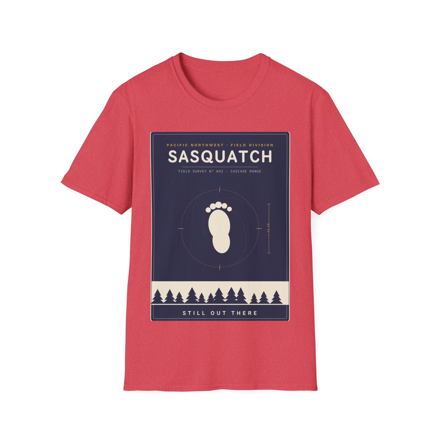 Sasquatch Graphic T-Shirt — Vintage Pacific Northwest Bigfoot Tee