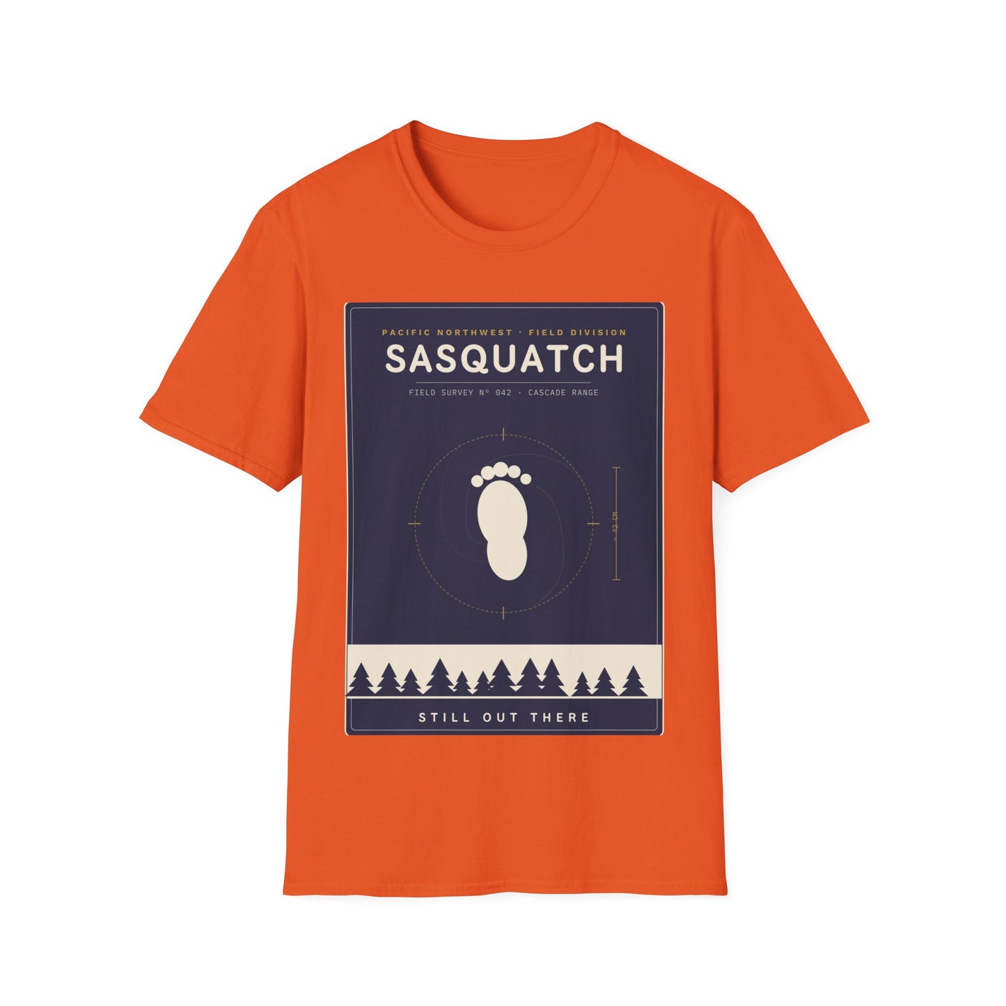 Sasquatch Graphic T-Shirt — Vintage Pacific Northwest Bigfoot Tee