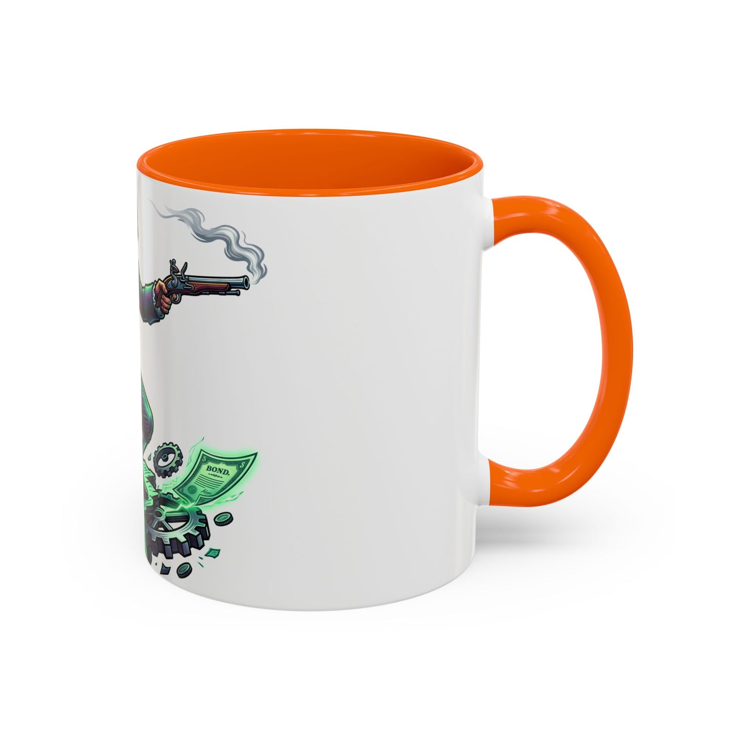 Hamilton 'Revolutionary Cash Cavalier' Accent Coffee Mug (11/15 oz)