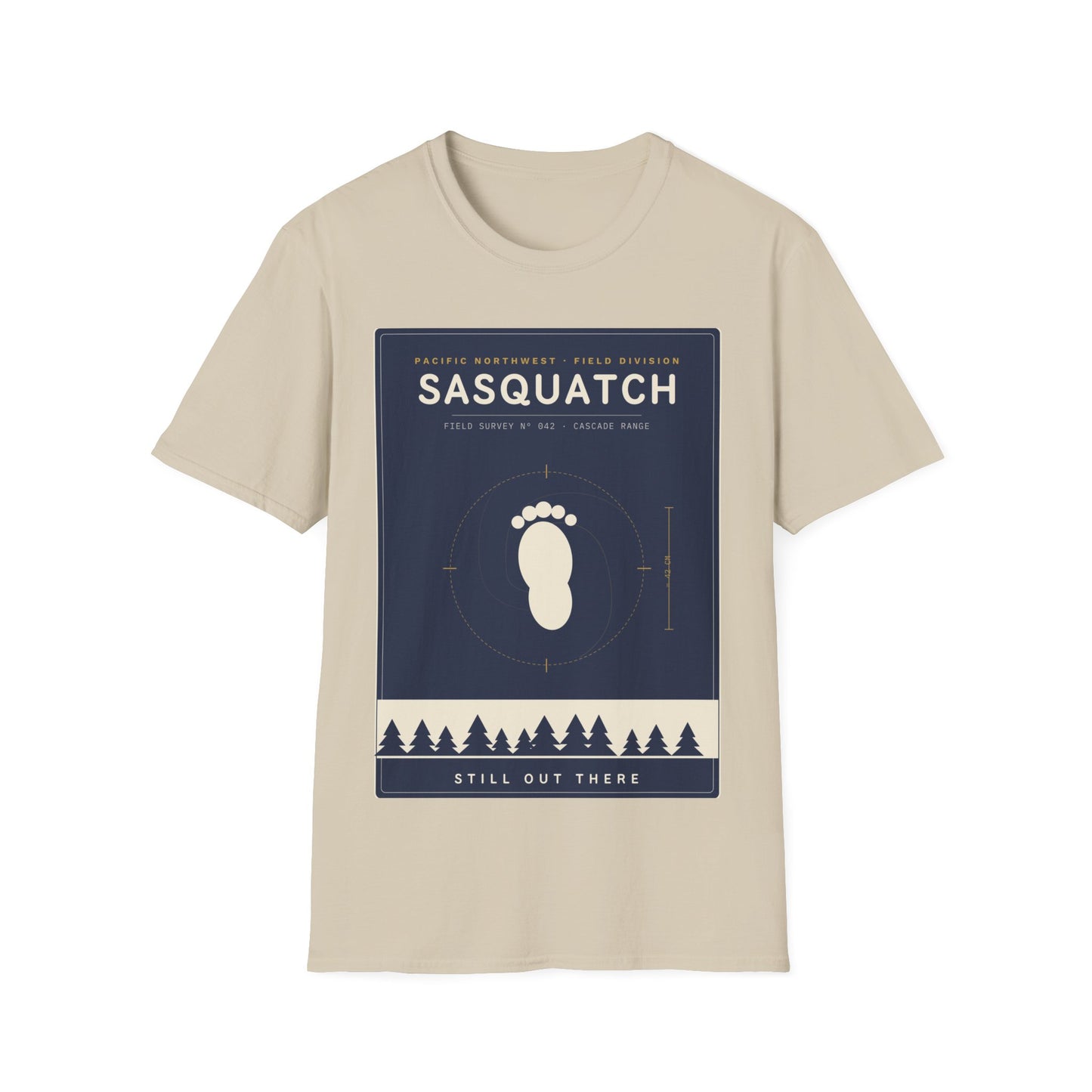 Sasquatch Graphic T-Shirt — Vintage Pacific Northwest Bigfoot Tee