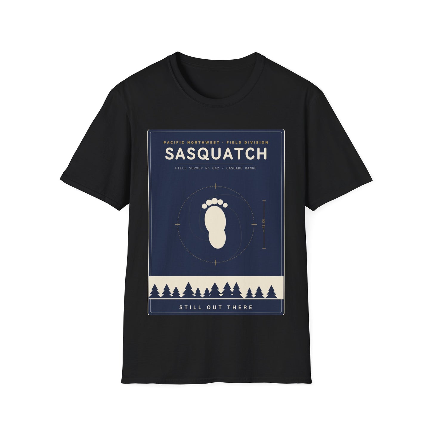 Sasquatch Graphic T-Shirt — Vintage Pacific Northwest Bigfoot Tee