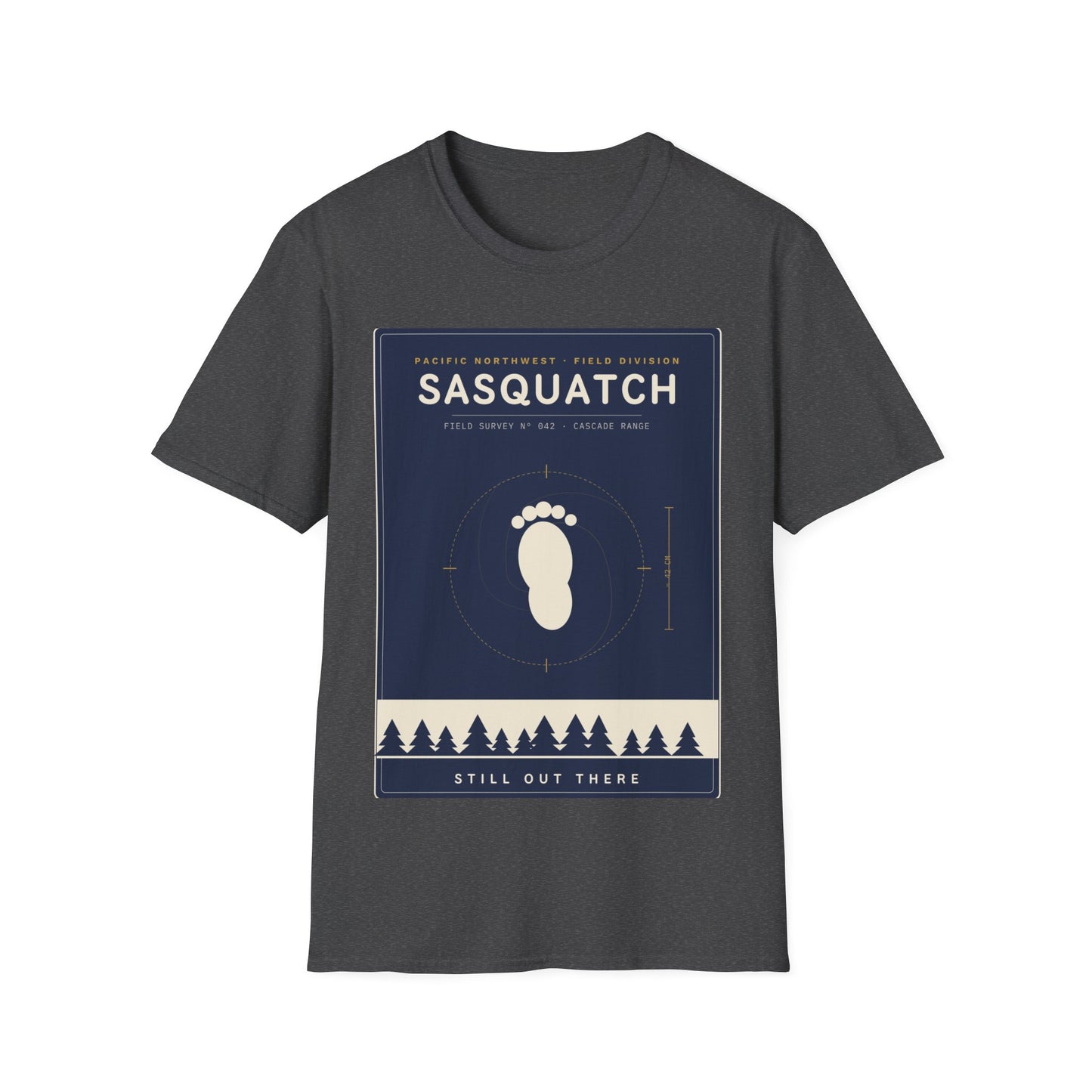 Sasquatch Graphic T-Shirt — Vintage Pacific Northwest Bigfoot Tee