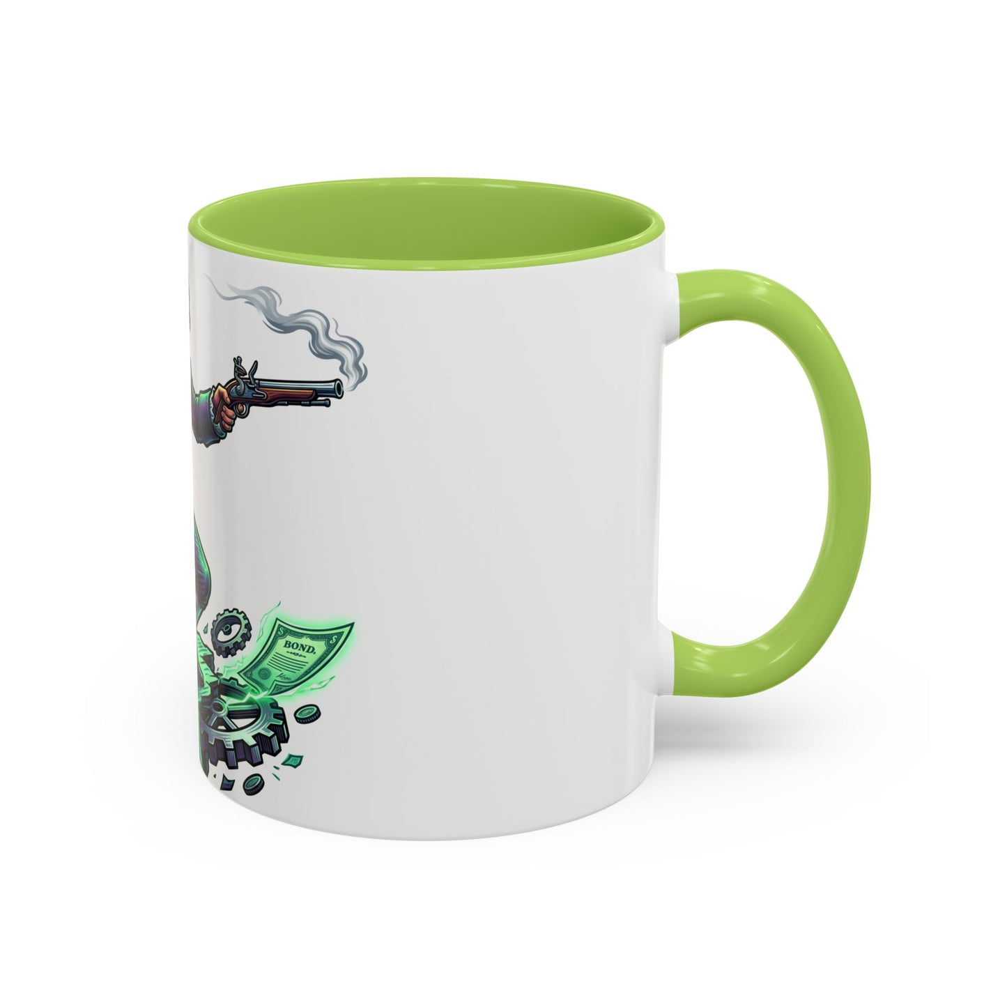 Hamilton 'Revolutionary Cash Cavalier' Accent Coffee Mug (11/15 oz)