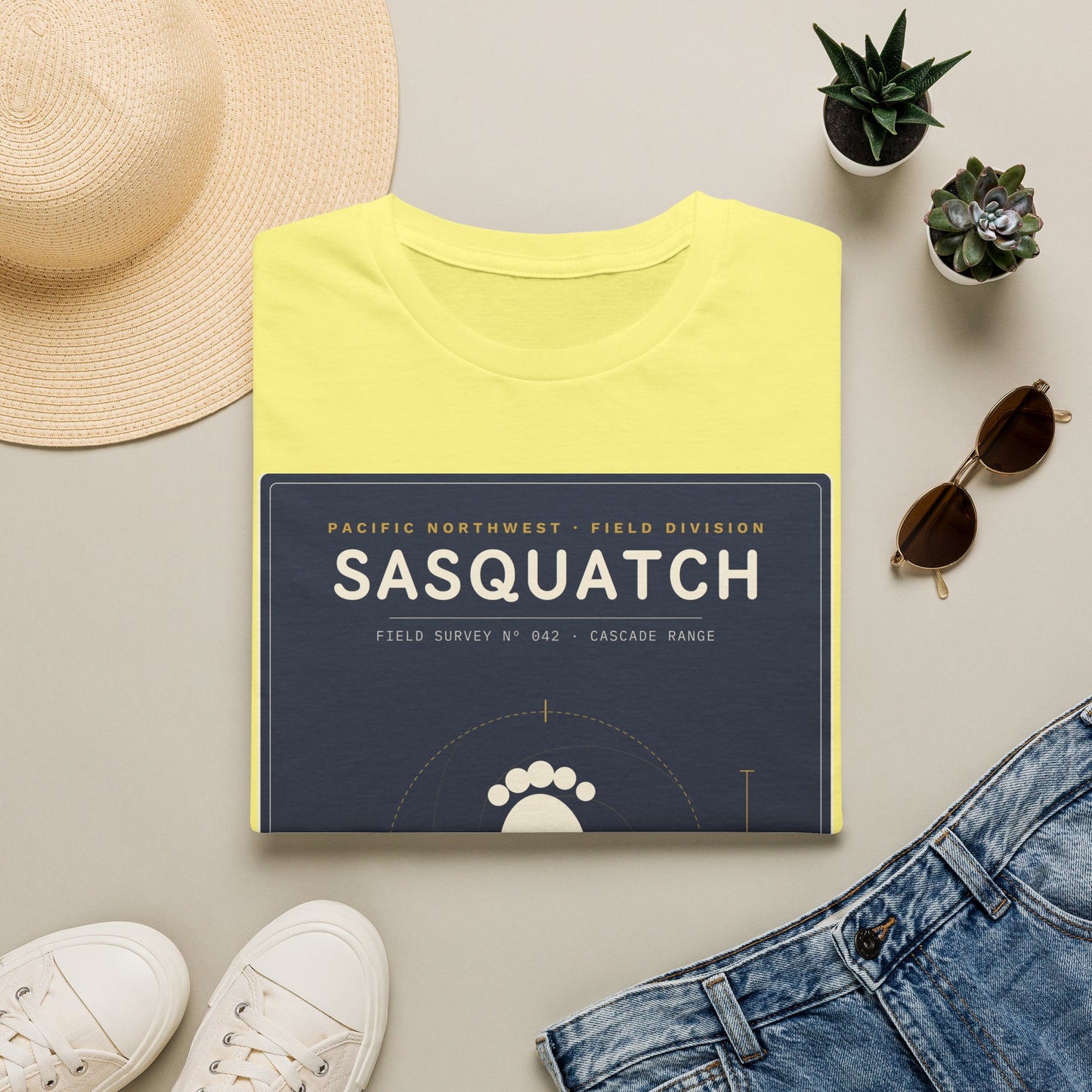 Sasquatch Graphic T-Shirt — Vintage Pacific Northwest Bigfoot Tee