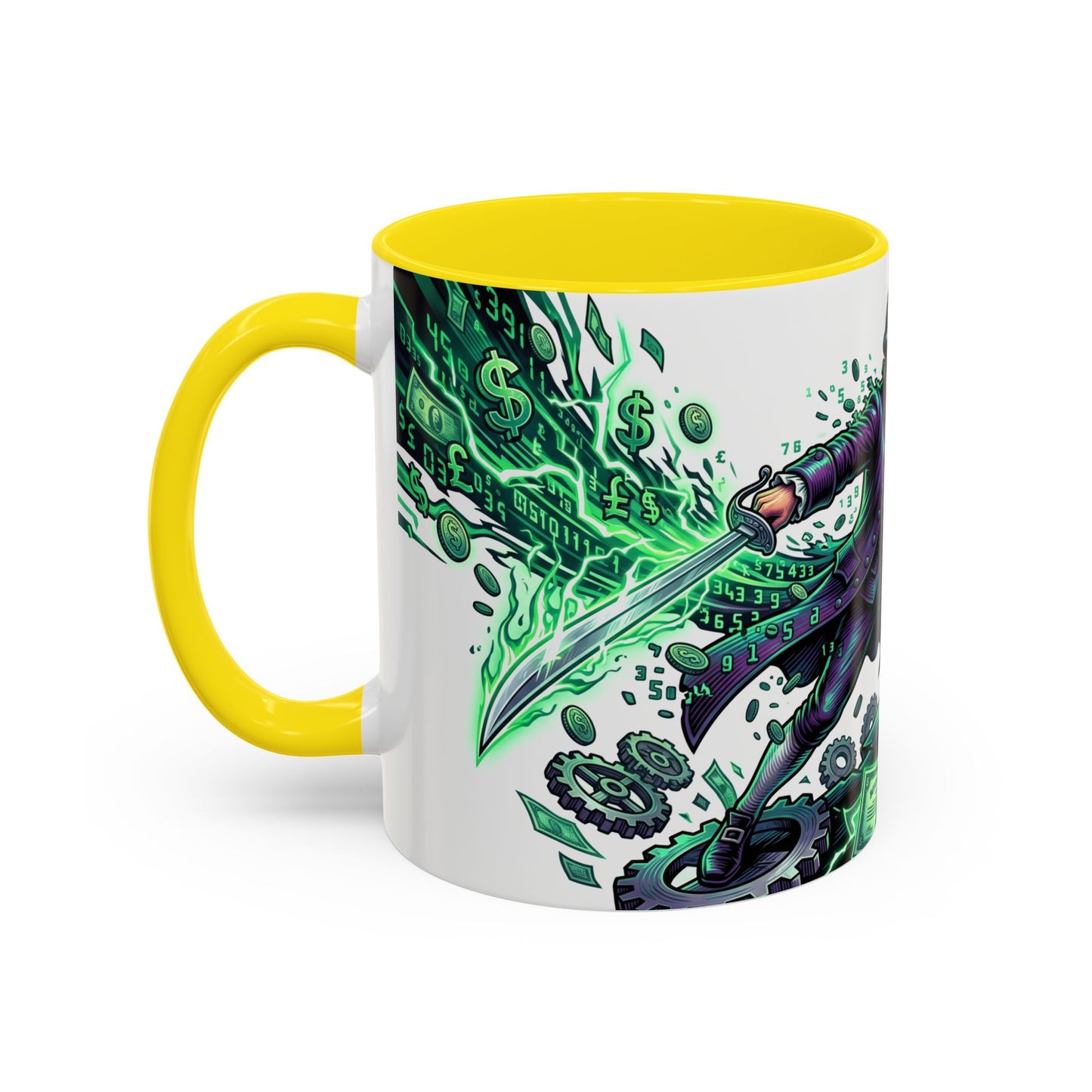 Hamilton 'Revolutionary Cash Cavalier' Accent Coffee Mug (11/15 oz)