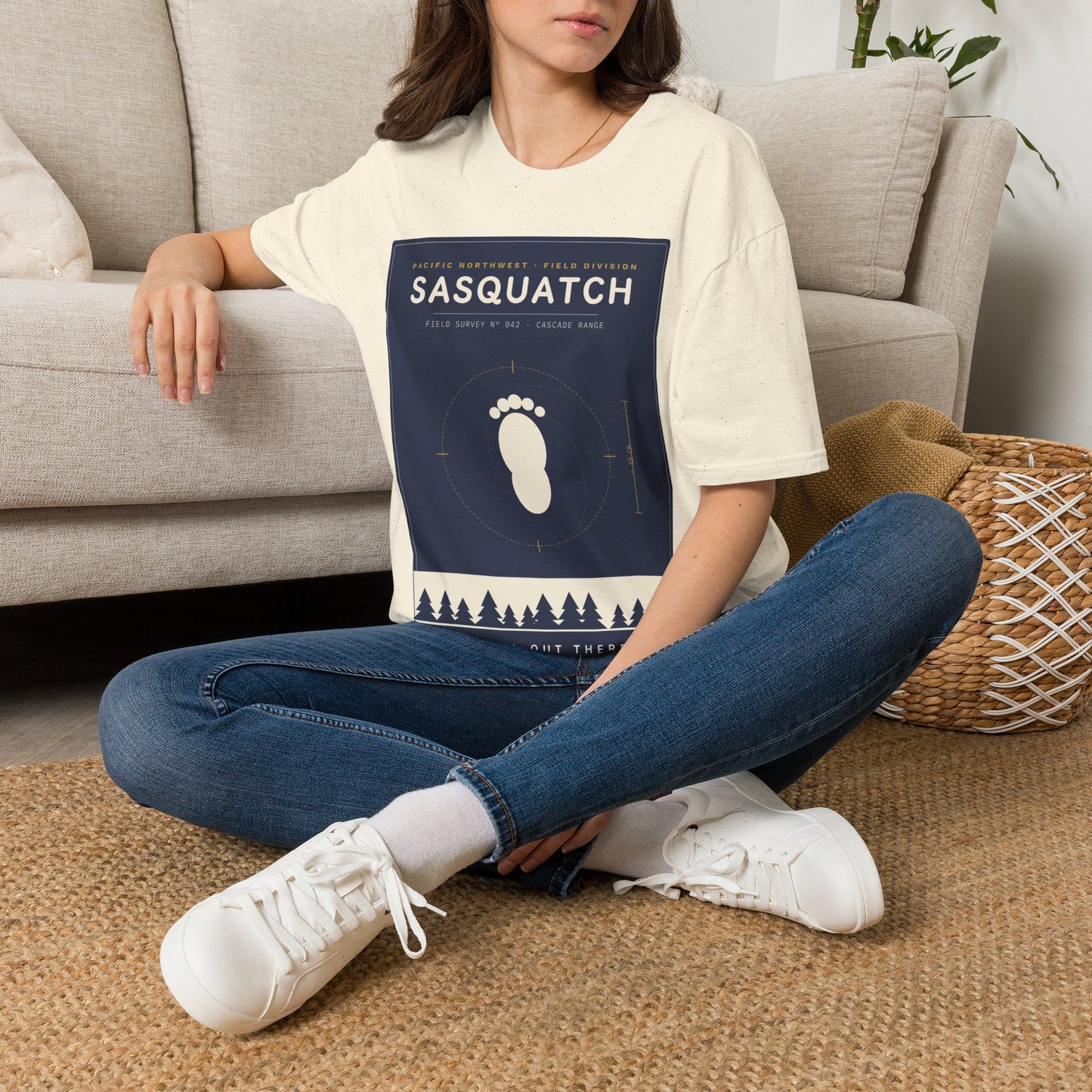 Sasquatch Graphic T-Shirt — Vintage Pacific Northwest Bigfoot Tee