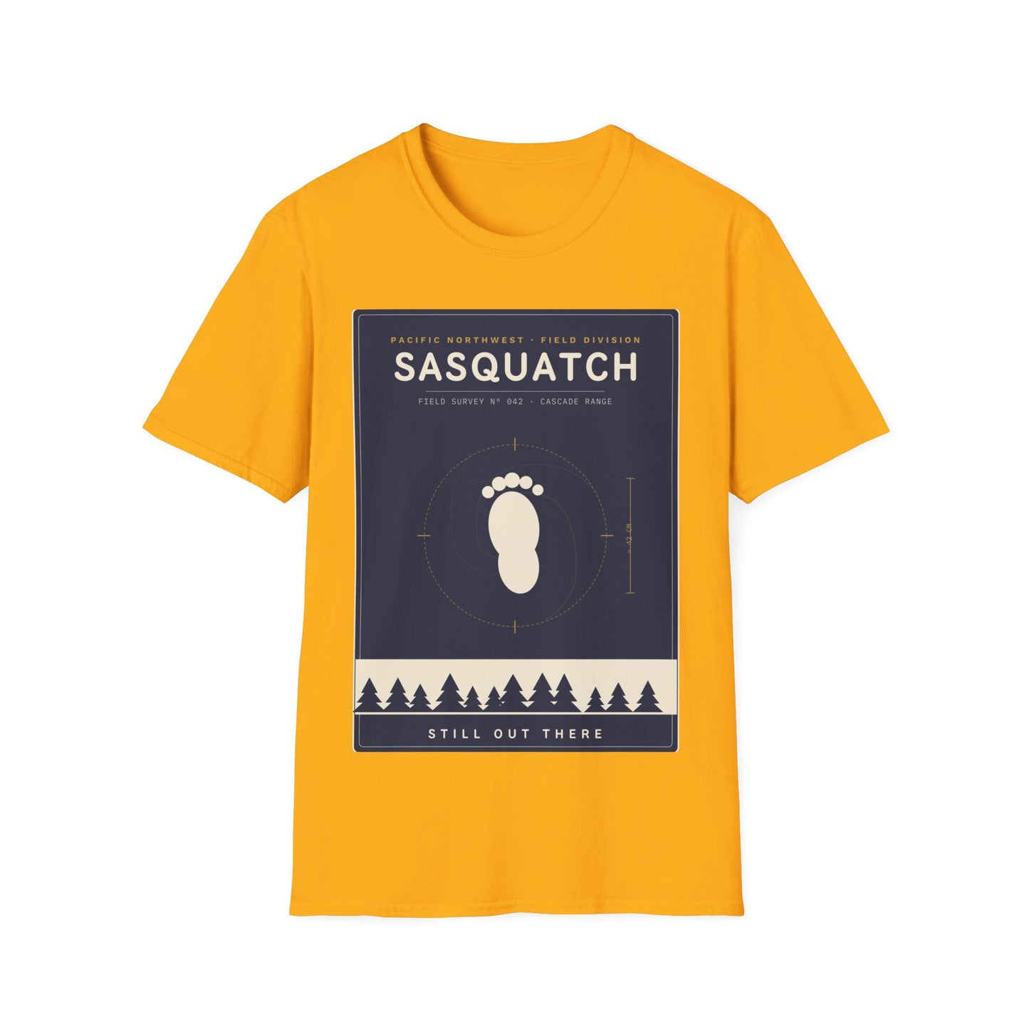 Sasquatch Graphic T-Shirt — Vintage Pacific Northwest Bigfoot Tee
