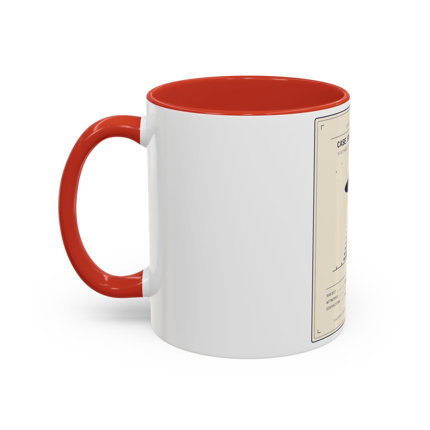 UFO Case File Coffee Mug — Declassified Alien Abduction Design (11/15oz)