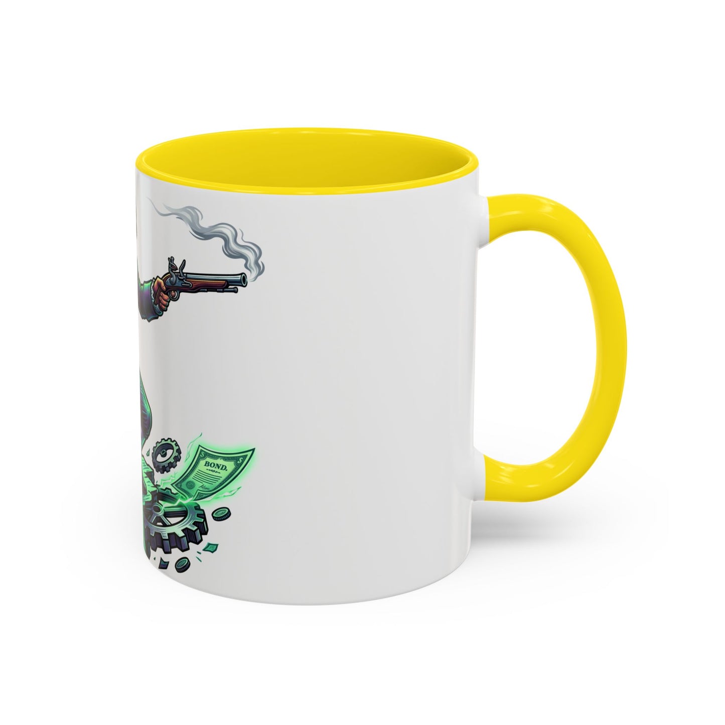 Hamilton 'Revolutionary Cash Cavalier' Accent Coffee Mug (11/15 oz)