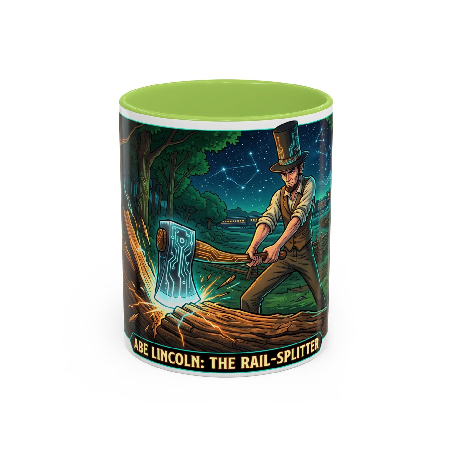 Abe Lincoln Rail-Splitter Coffee Mug