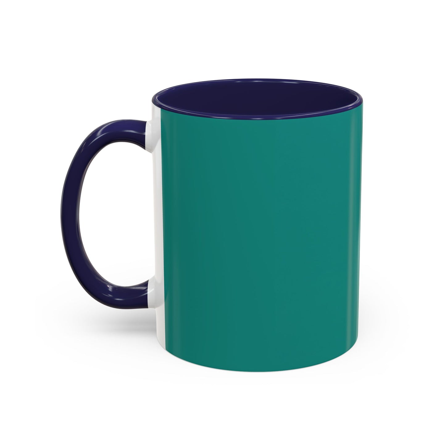 Nikola Tesla Cartoon 'Zap! Shock! Buzz!' Accent Coffee Mug (11/15oz)