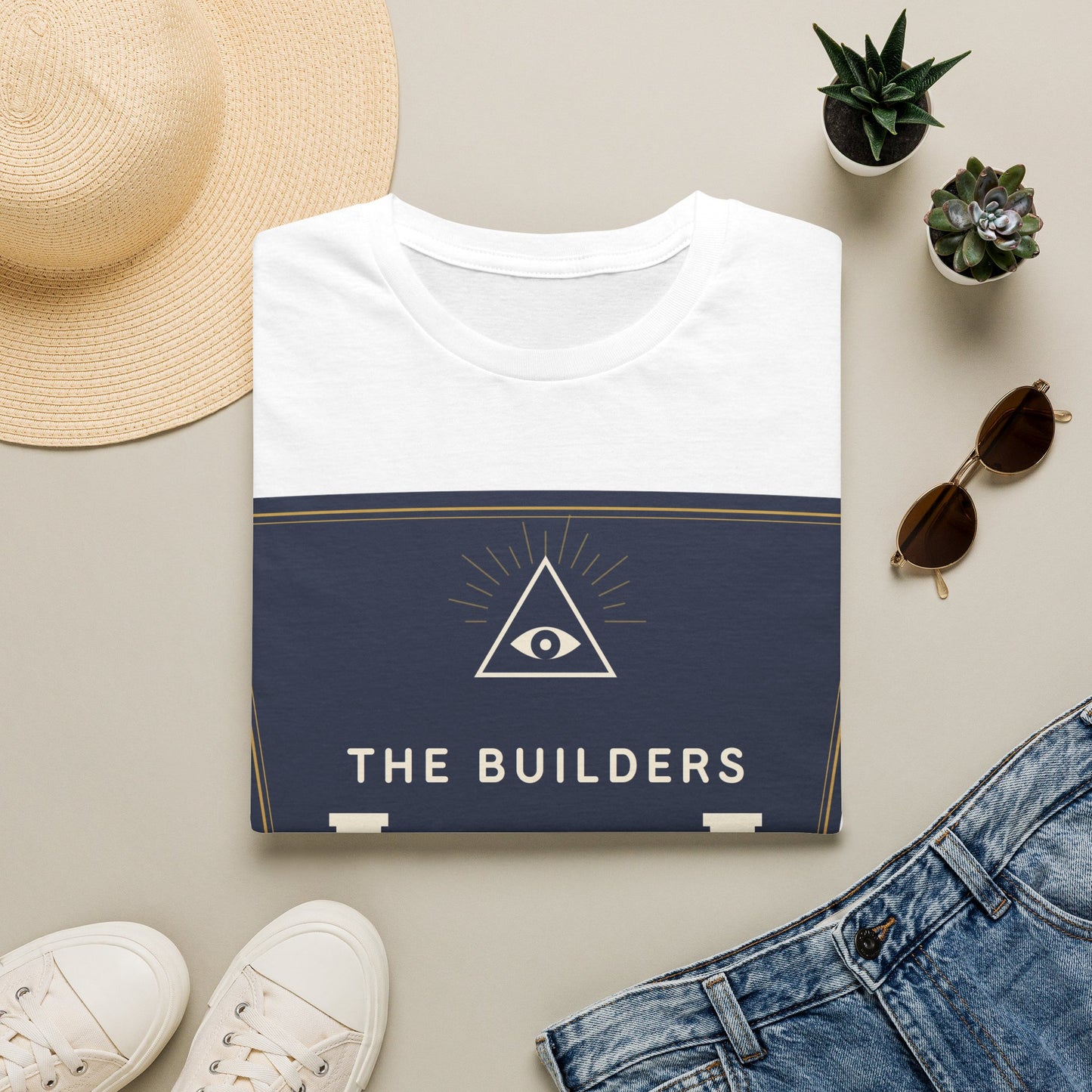 Masonic The Builders T‑Shirt — Freemason Symbol Graphic Tee