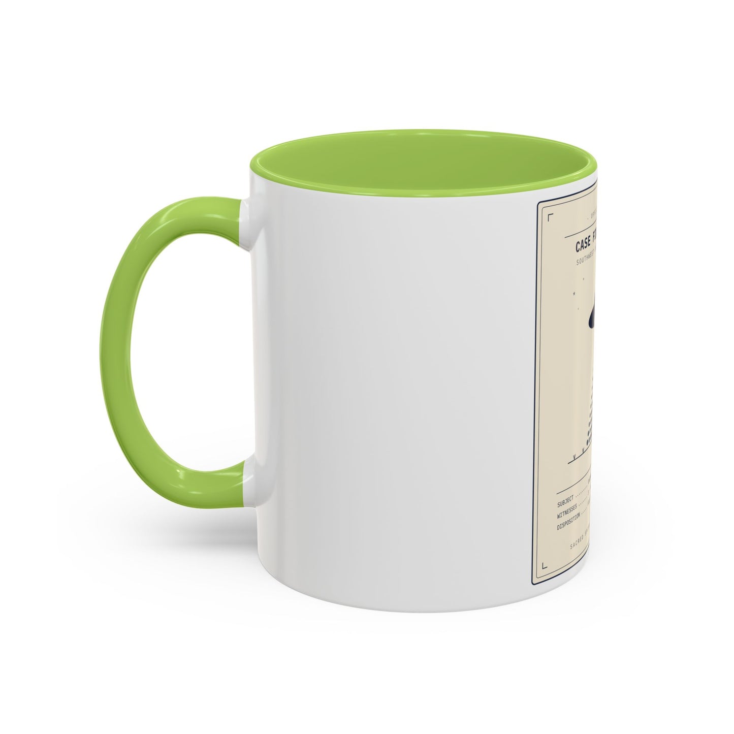 UFO Case File Coffee Mug — Declassified Alien Abduction Design (11/15oz)