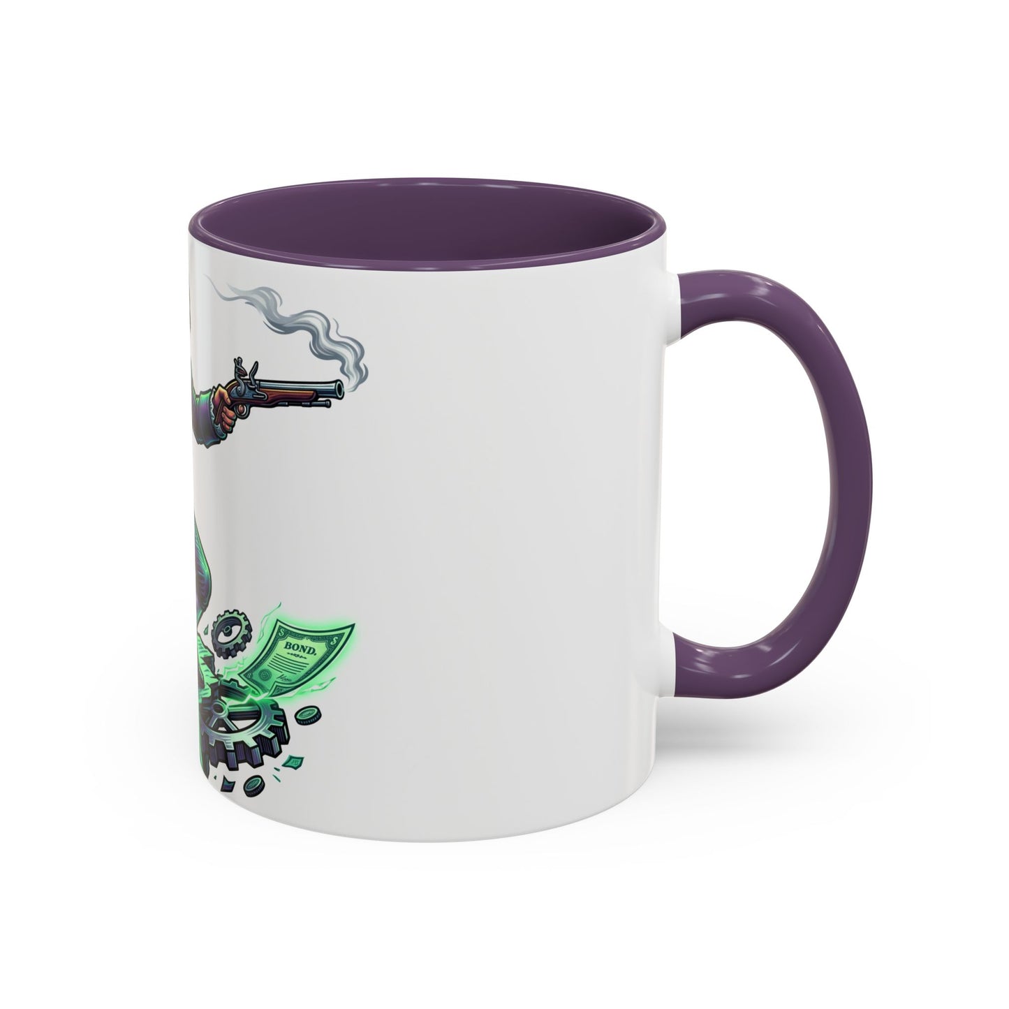 Hamilton 'Revolutionary Cash Cavalier' Accent Coffee Mug (11/15 oz)