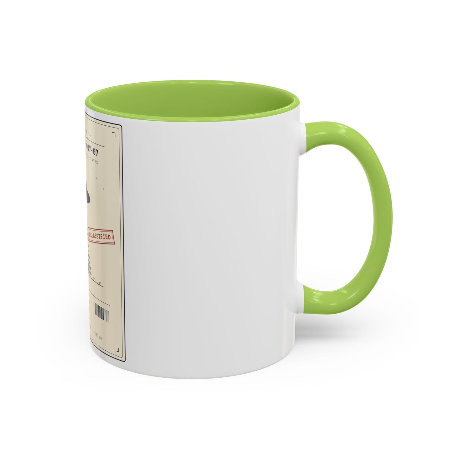 UFO Case File Coffee Mug — Declassified Alien Abduction Design (11/15oz)
