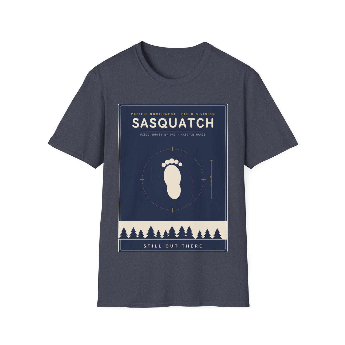 Sasquatch Graphic T-Shirt — Vintage Pacific Northwest Bigfoot Tee
