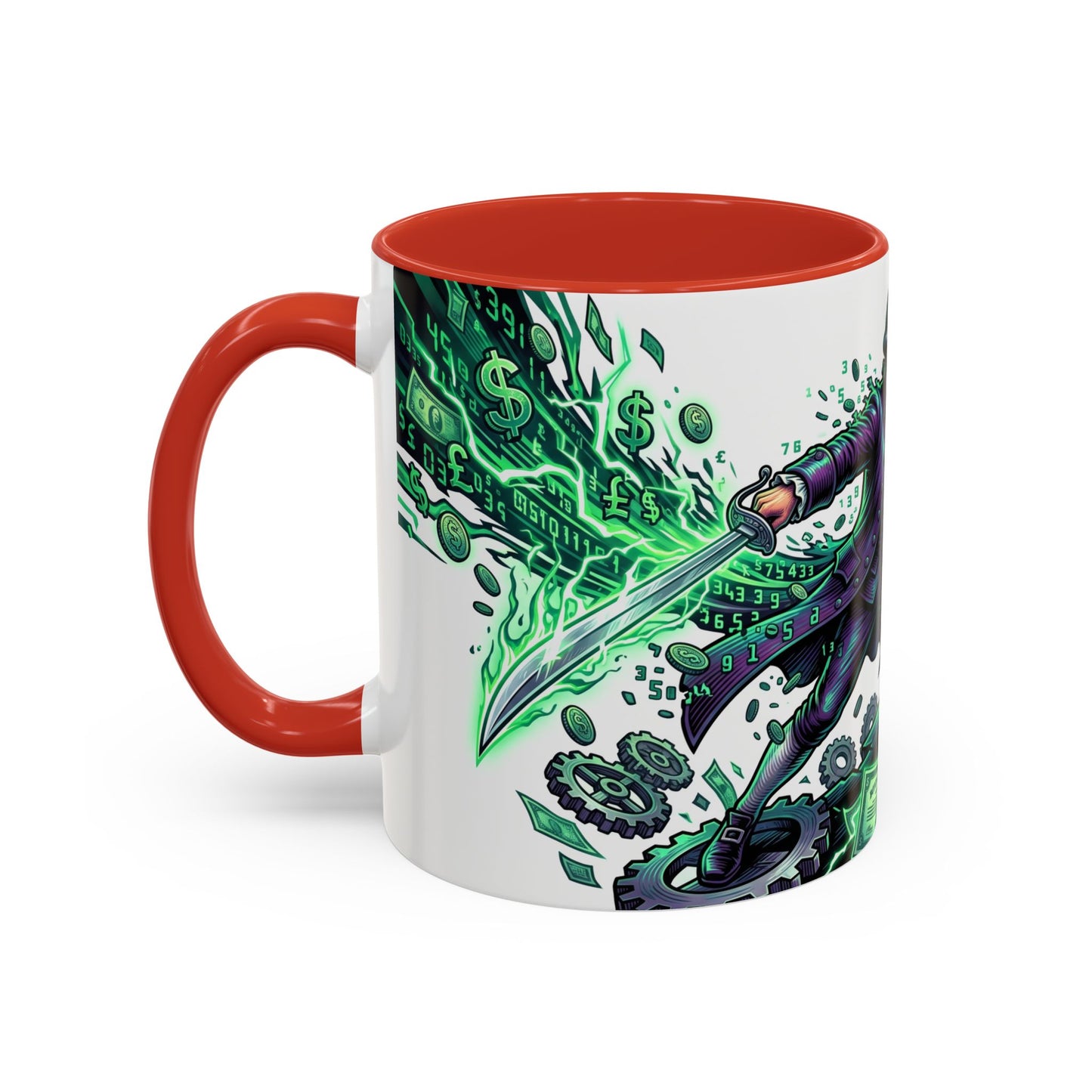 Hamilton 'Revolutionary Cash Cavalier' Accent Coffee Mug (11/15 oz)
