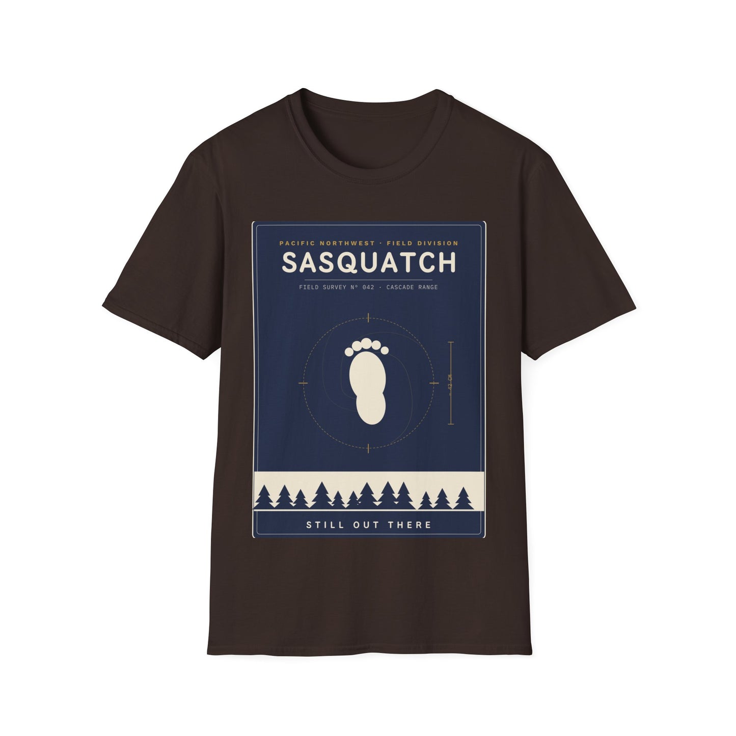 Sasquatch Graphic T-Shirt — Vintage Pacific Northwest Bigfoot Tee