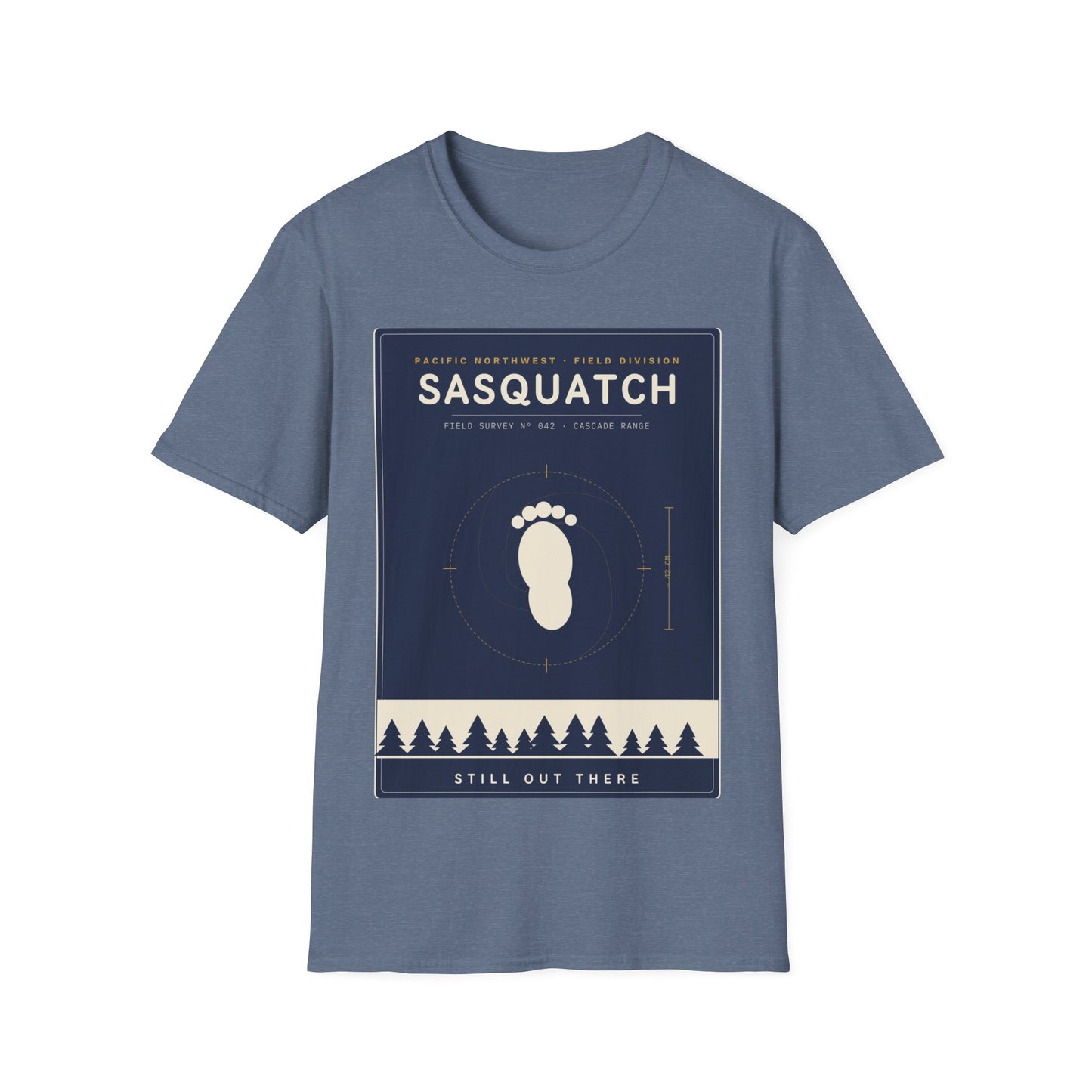 Sasquatch Graphic T-Shirt — Vintage Pacific Northwest Bigfoot Tee