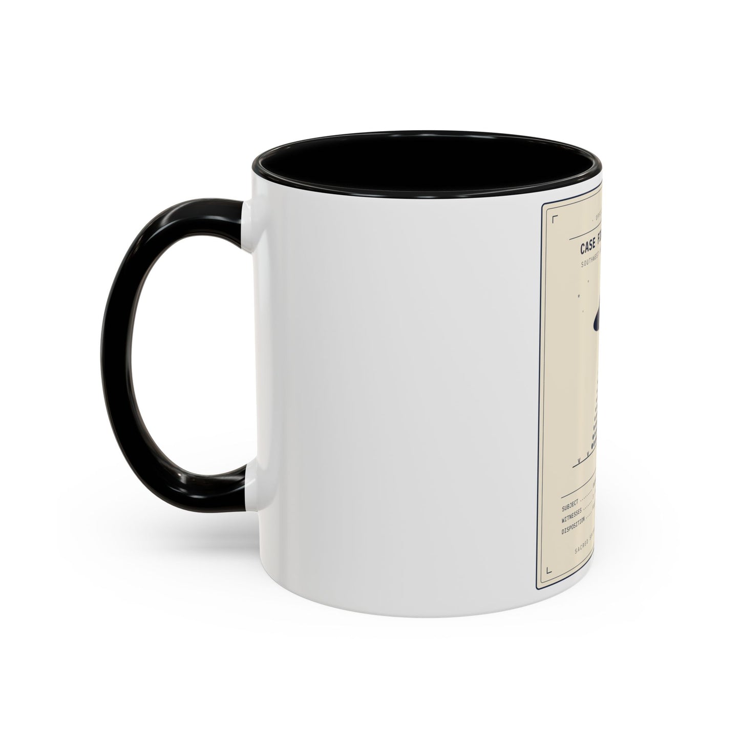 UFO Case File Coffee Mug — Declassified Alien Abduction Design (11/15oz)