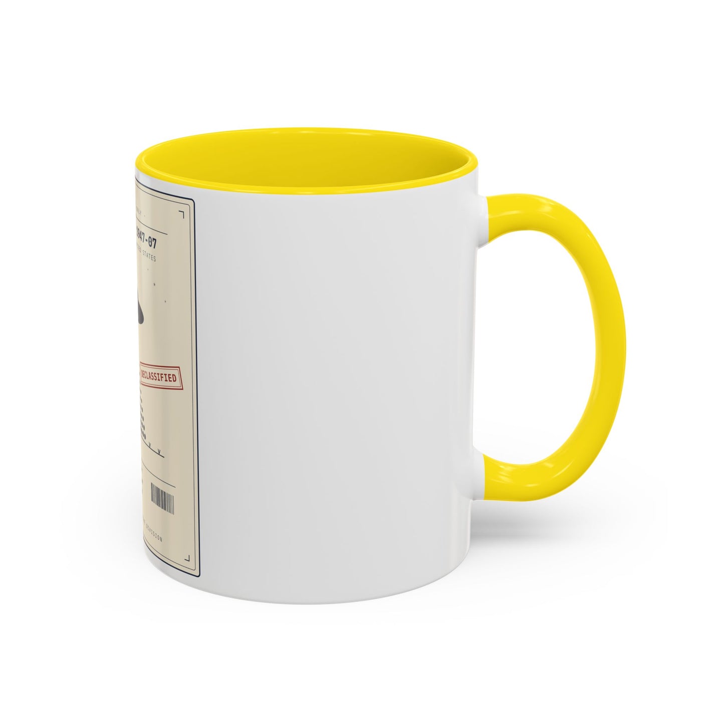 UFO Case File Coffee Mug — Declassified Alien Abduction Design (11/15oz)