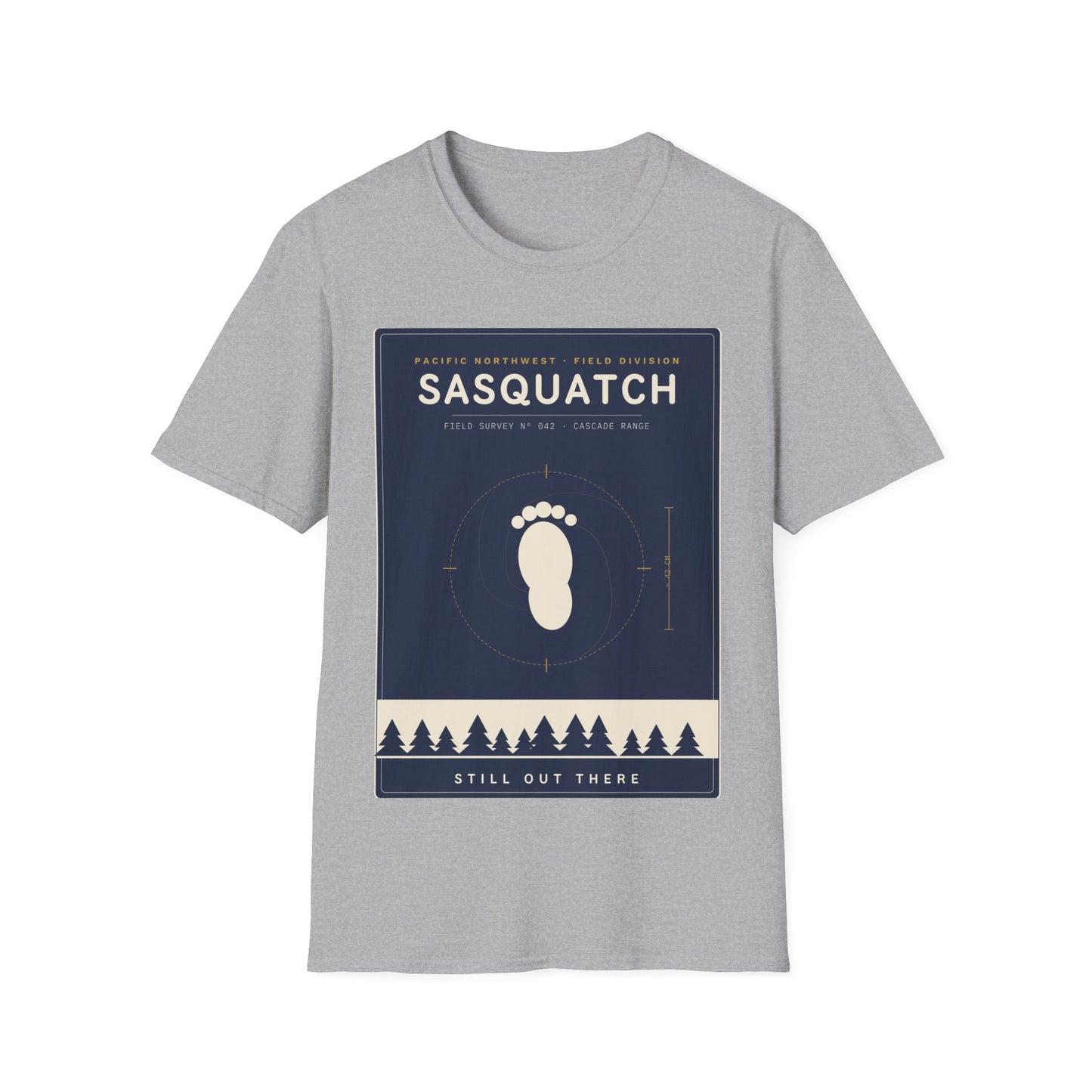 Sasquatch Graphic T-Shirt — Vintage Pacific Northwest Bigfoot Tee
