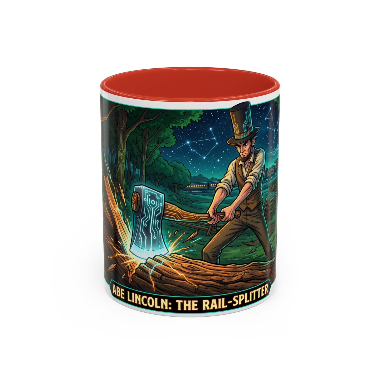 Abe Lincoln Rail-Splitter Coffee Mug