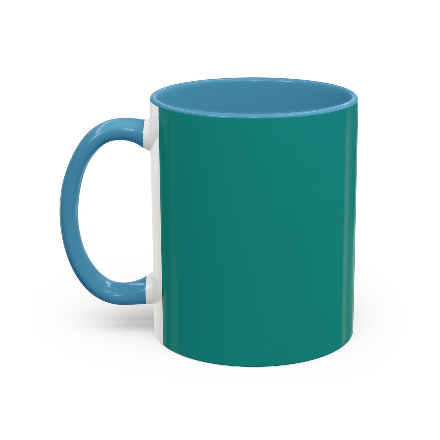 Nikola Tesla Cartoon 'Zap! Shock! Buzz!' Accent Coffee Mug (11/15oz)