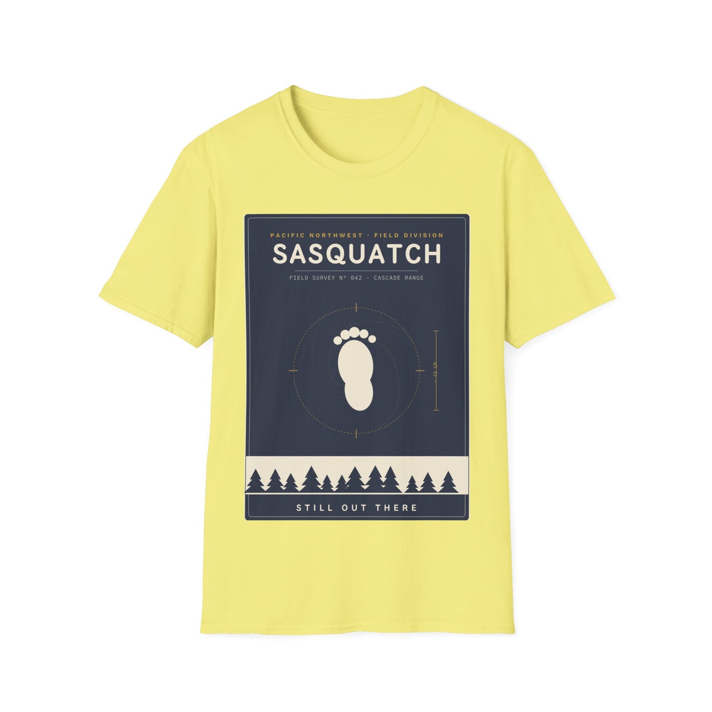 Sasquatch Graphic T-Shirt — Vintage Pacific Northwest Bigfoot Tee