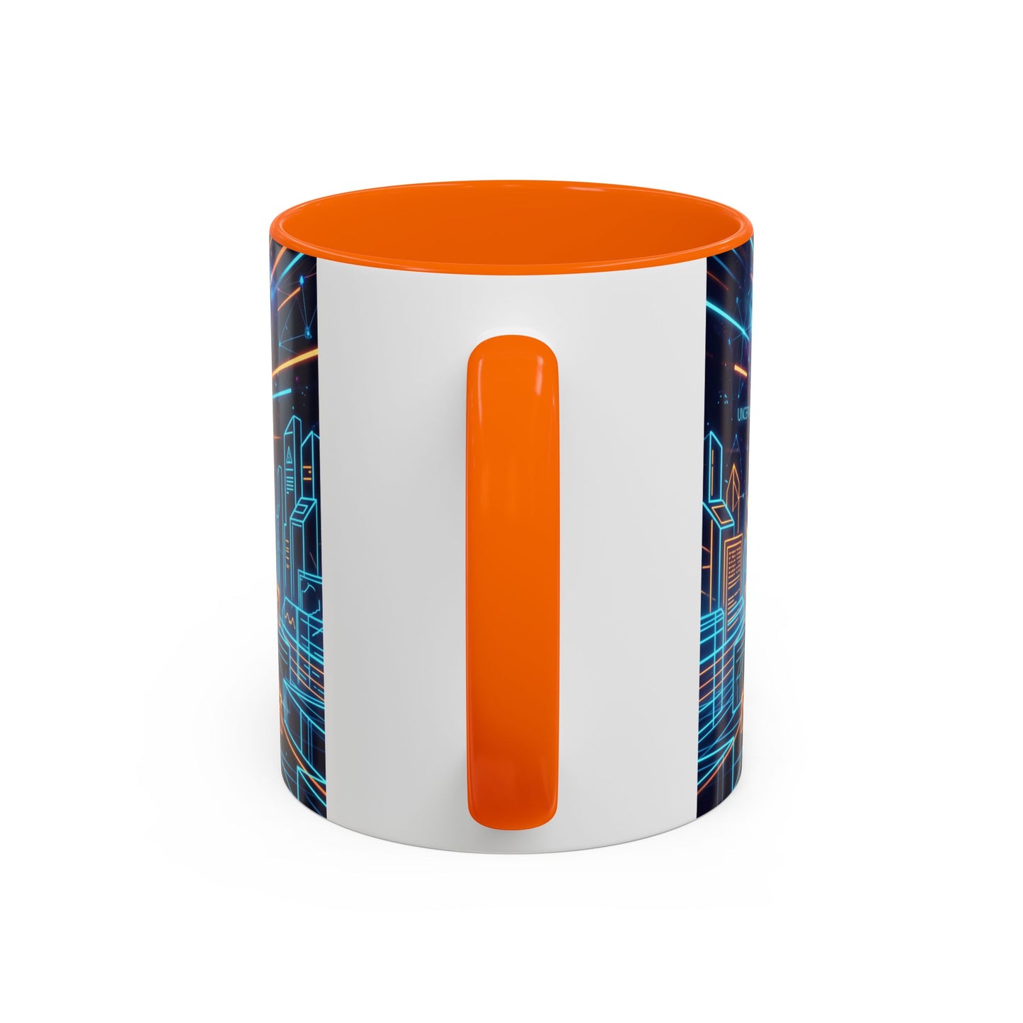 Quantum Mechanics Team Accent Coffee Mug — Cute Scientist Cartoon Design (11/15oz)