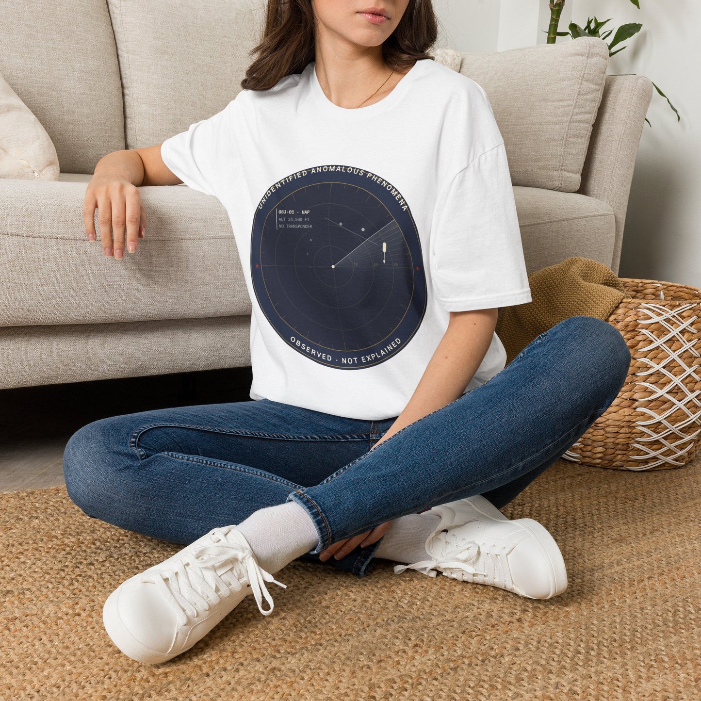 UAP Radar T-Shirt — Unidentified Anomalous Phenomena Graphic Tee