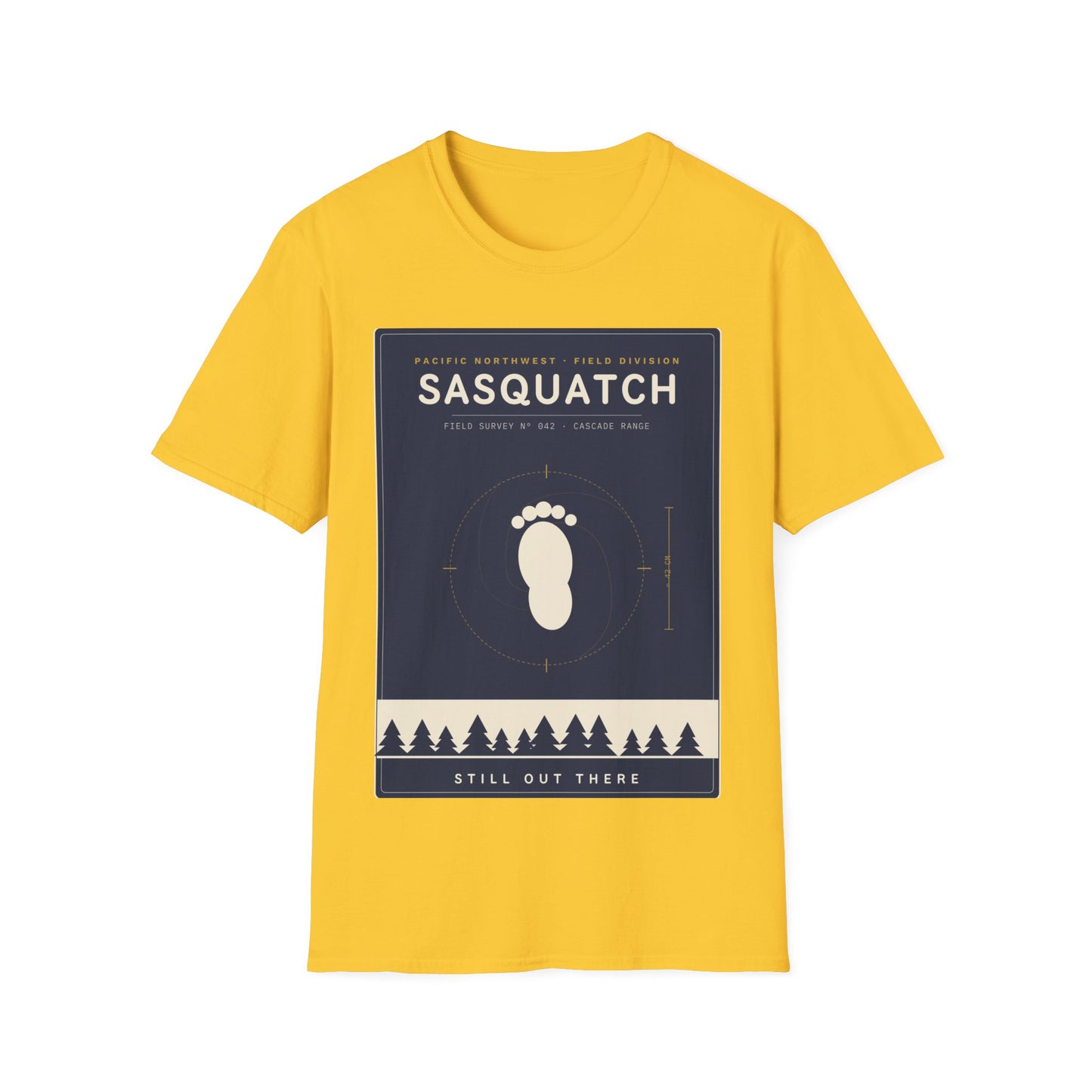 Sasquatch Graphic T-Shirt — Vintage Pacific Northwest Bigfoot Tee