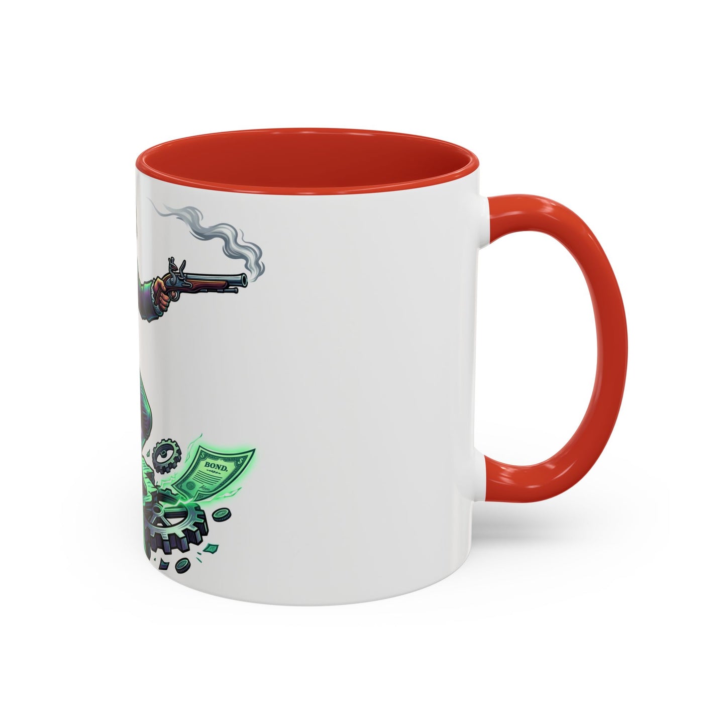 Hamilton 'Revolutionary Cash Cavalier' Accent Coffee Mug (11/15 oz)