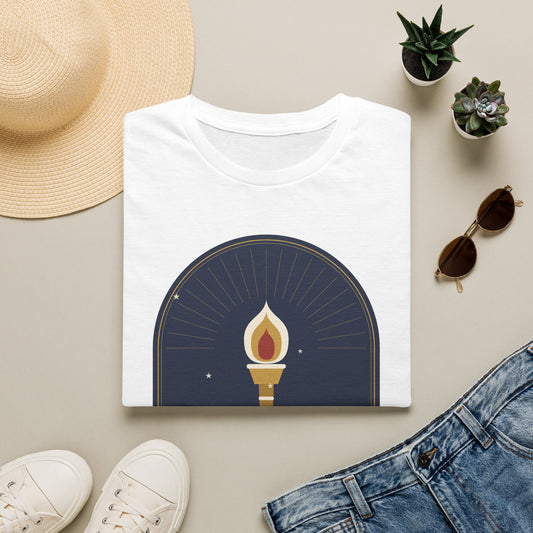 Torch Graphic T-Shirt — "It's Your Turn to Hold the Torch" Inspirational Tee