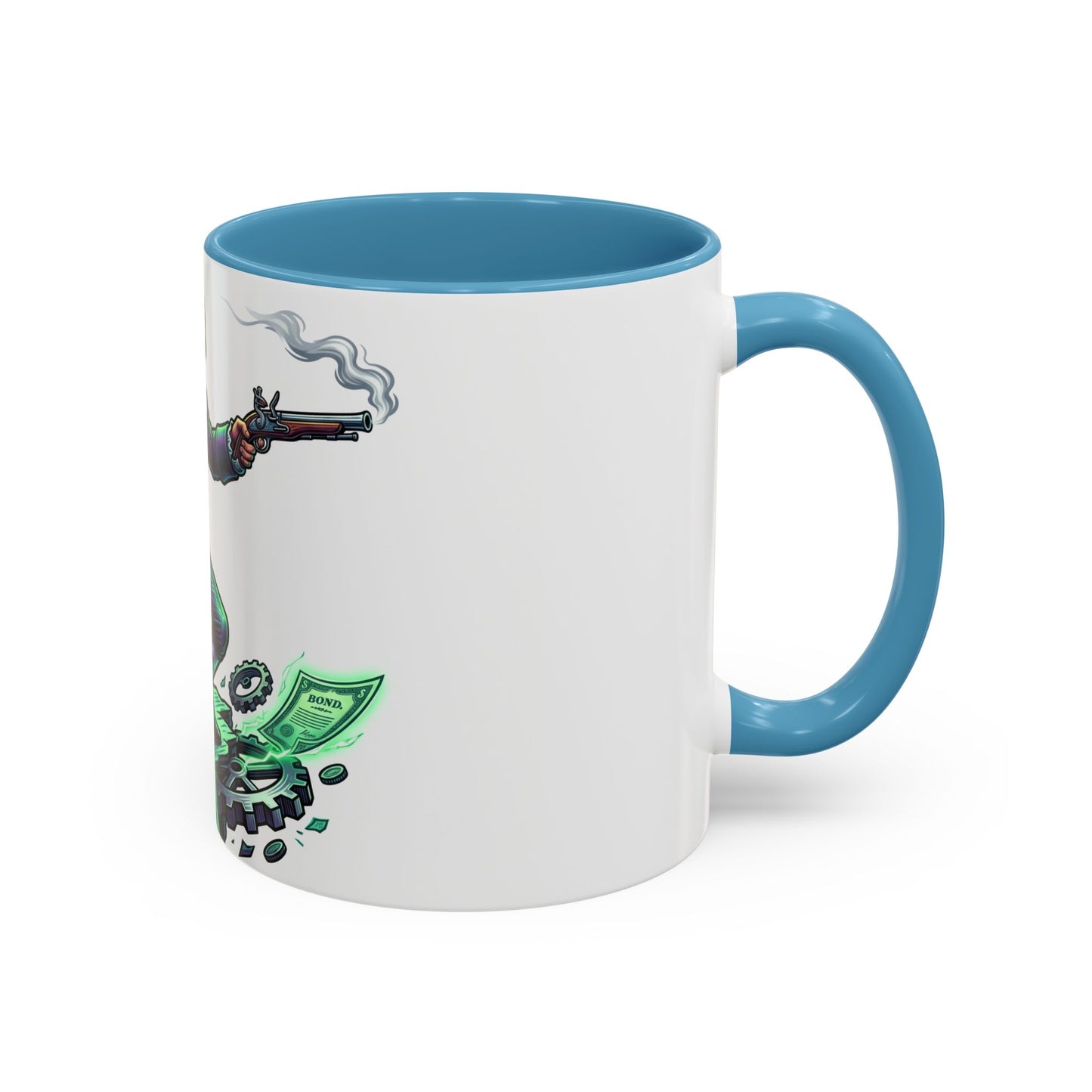 Hamilton 'Revolutionary Cash Cavalier' Accent Coffee Mug (11/15 oz)